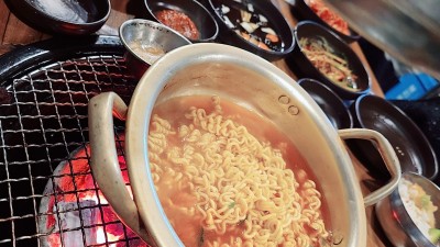 비오는 남영 용산화로에서 3월정모(feat.해피버스데이)