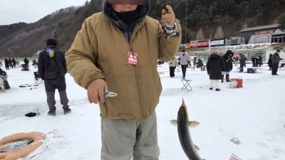 얼음낚시 정모에서 킨 회원님이 잡으신 물고기 소개