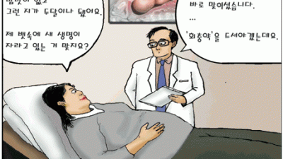 내 뱃속에 새생명이 자라고 있어요