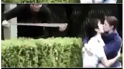 공공장소에서 애정행각 벌인 커플의 최후?